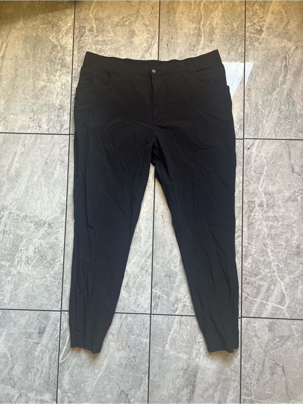 BYLT Basics Men Ace Jogger Performance Pants Black Athleisure Golf Lightweight38